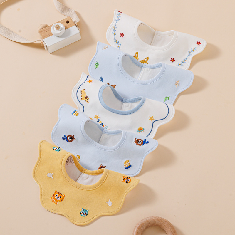 新登場★ベビー涎掛け★食事用★7色