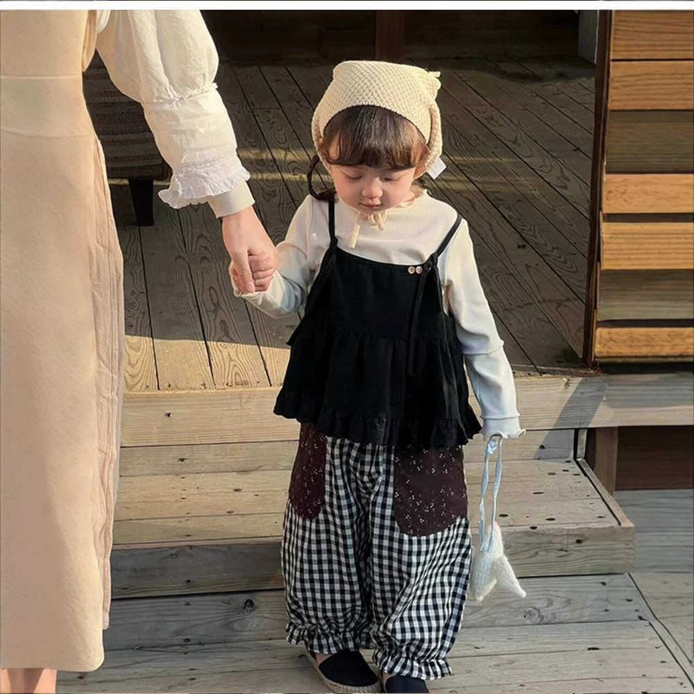 2025★春秋新作★韓国風ベビー服★トップス+ベスト★ズボン★80cm〜130cm 2色