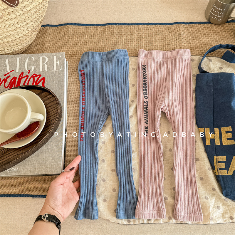 2025★春秋新作★韓国風子供服★ズボン★80cm〜130cm 2色