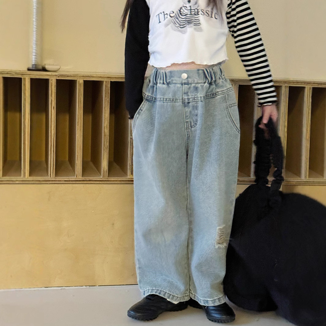 「2025」子供服★ズボン★ボトムス★ジーンズ★韓国風子供服★90cm〜150cm