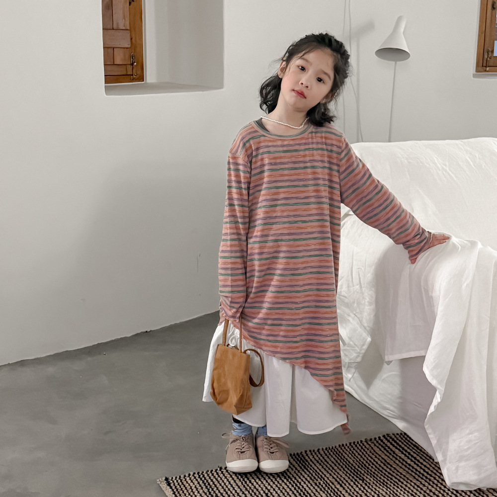 「2025」子供服★ワンピース★長袖★韓国風子供服★90cm〜150cm