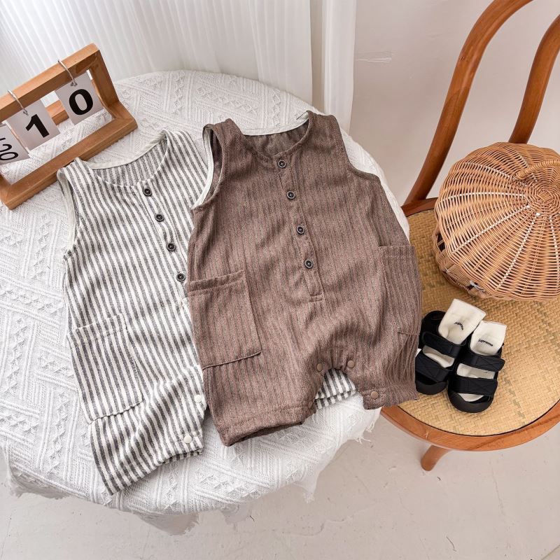 2025★夏新作★韓国風ベビー服★ロンパース★66cm〜90cm 2色