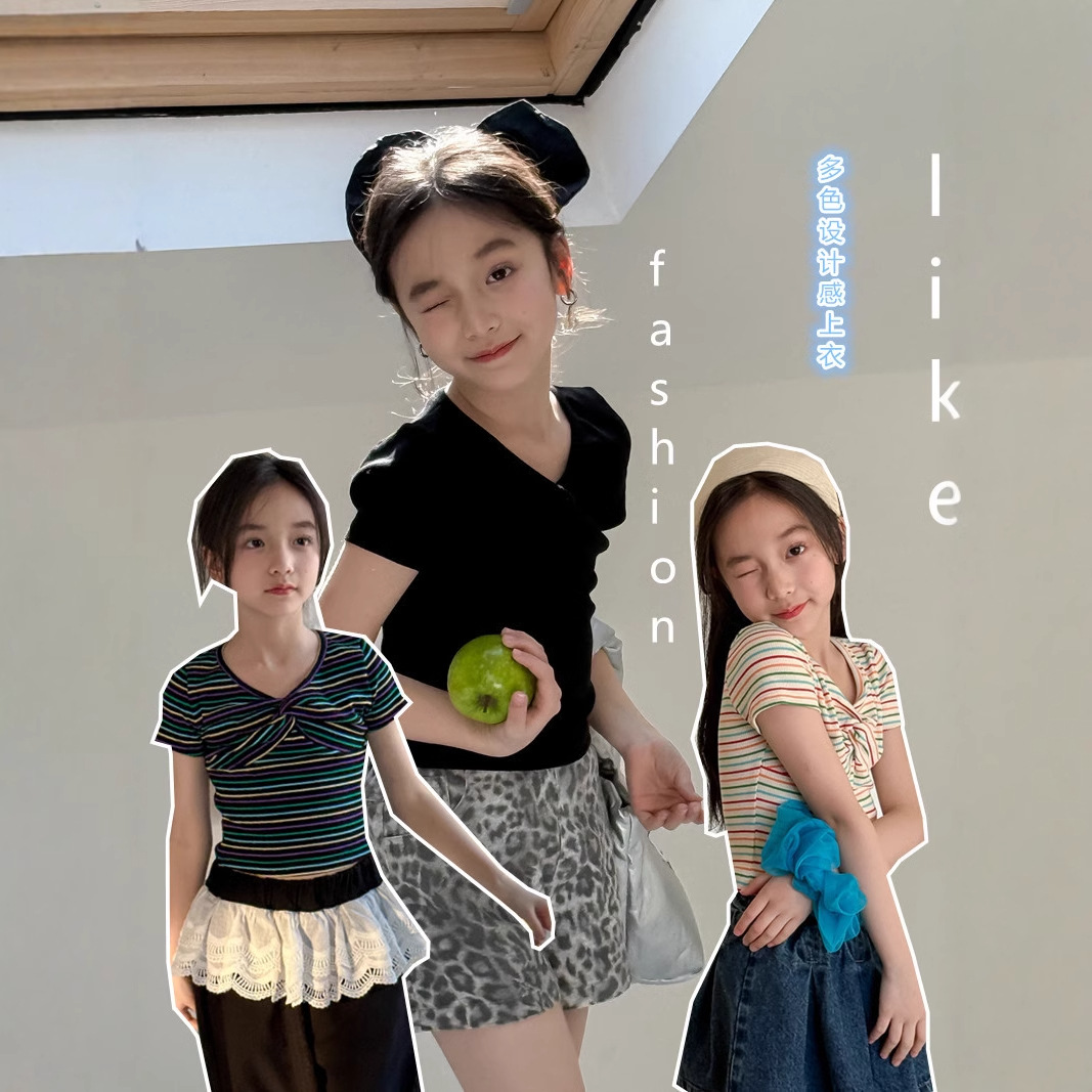 2025新作★子供服　トップス★110cm〜160cm 3色