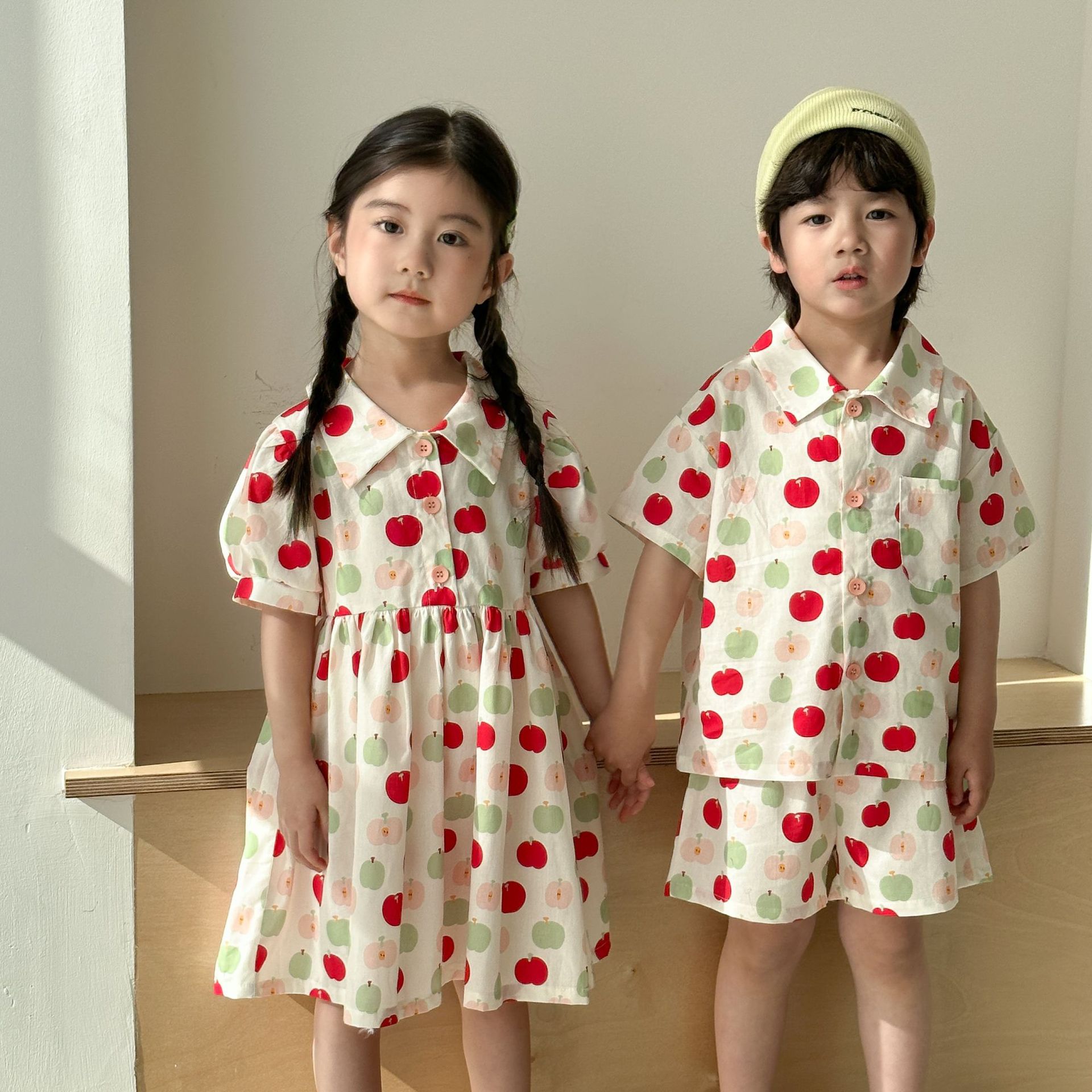2025新品★子供服　ワンピース&上下セット★80cm〜150cm 2色