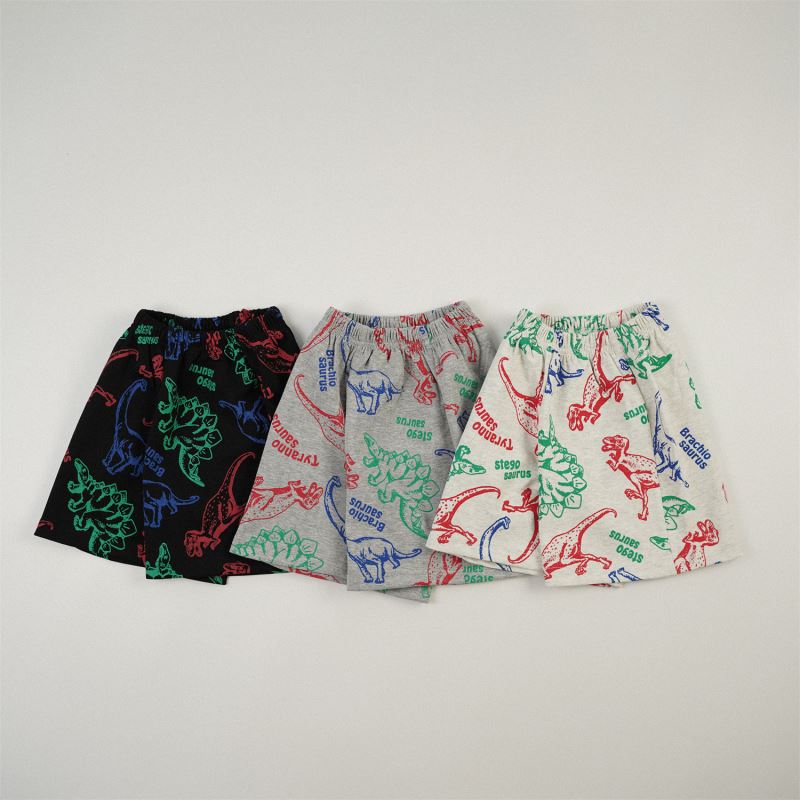 「2025」子供服★ショートズボン★ボトムス★恐竜★韓国風子供服★3色80cm〜130cm