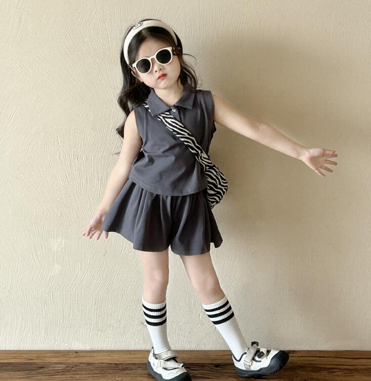 2025夏新品★子供服　セットアップ★90cm〜140cm 3色