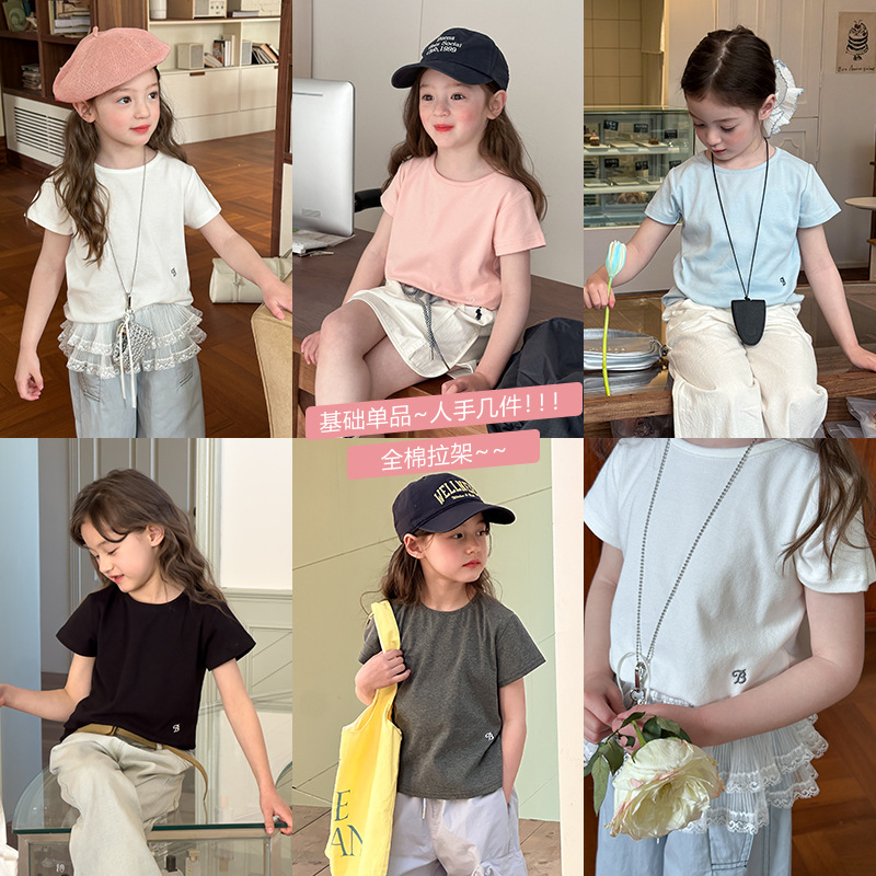 2025夏新作A★子供服　トップス★90cm〜170cm 5色