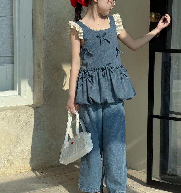 「2025」子供服★ズボン★トップス★デニム★韓国風子供服★2色90cm〜150cm