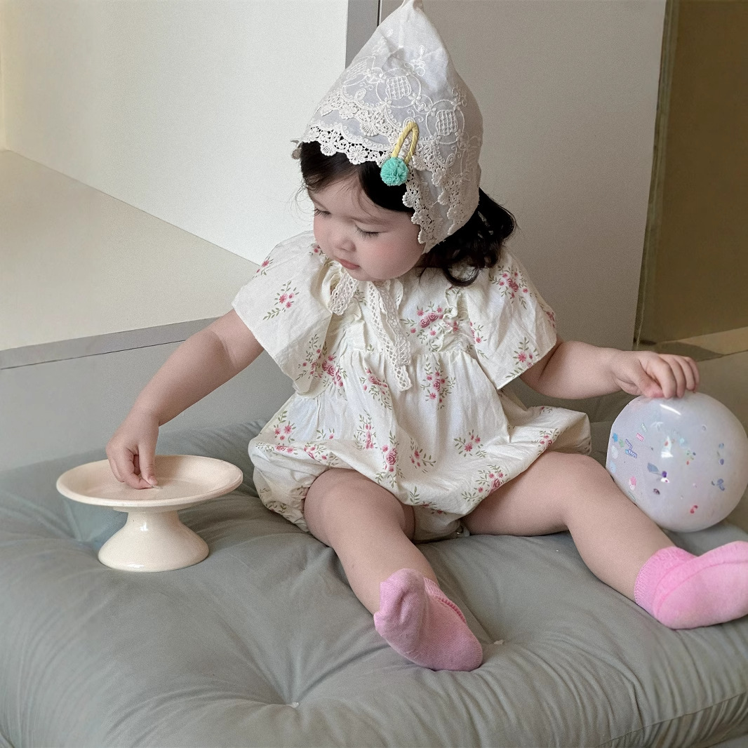 2025夏新入荷★ベビー服　ロンパース★66cm〜90cm 2色