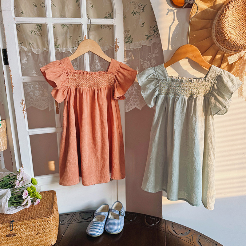 2025新品★子供服　ワンピース★90cm〜140cm 2色