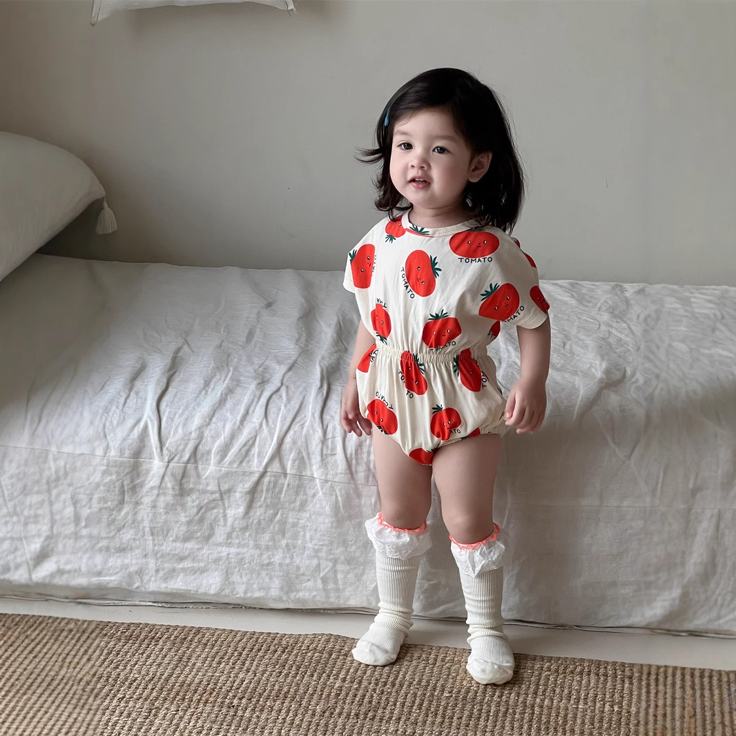 2025新入荷★ベビー服　ロンパース★66cm〜90cm 2色
