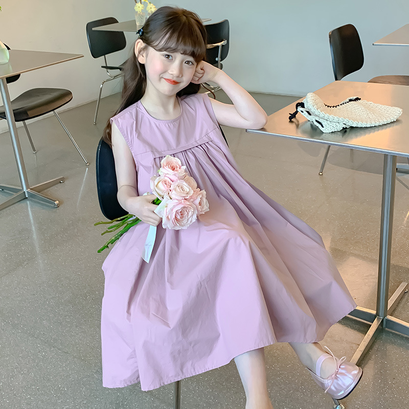 「2025」子供服★ワンピース★袖なし★韓国風子供服★100cm〜150cm