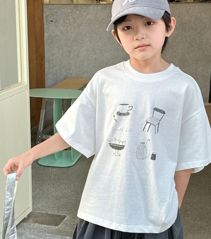 2025夏新作MXW★子供服　トップス★90cm〜150cm  2色