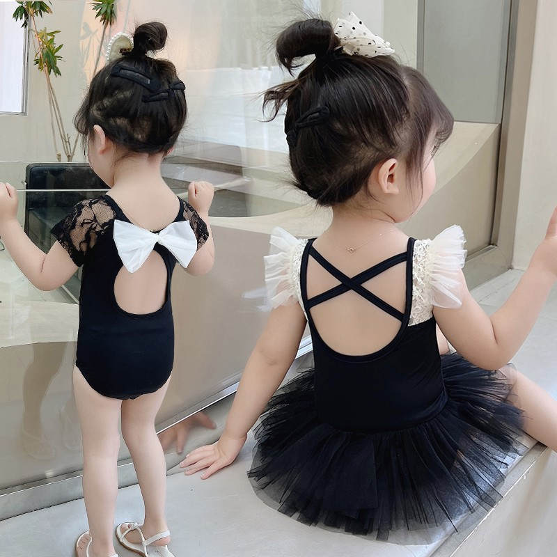 2025新品★子供服　水着+帽子★90〜140 2色