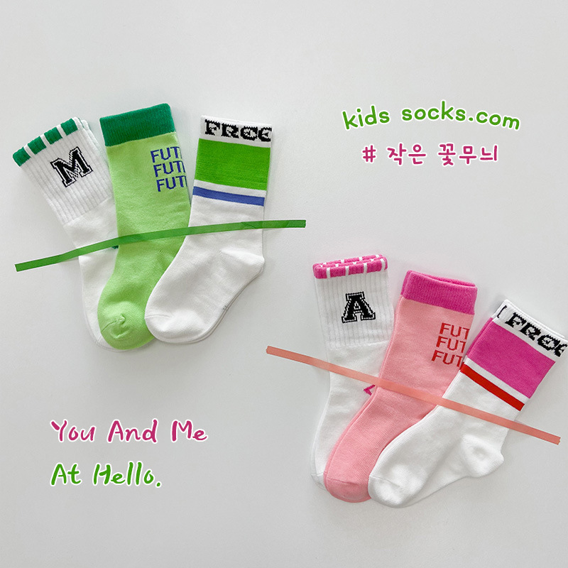 2025★キッズ靴下★ソックス★S/M/L 6色