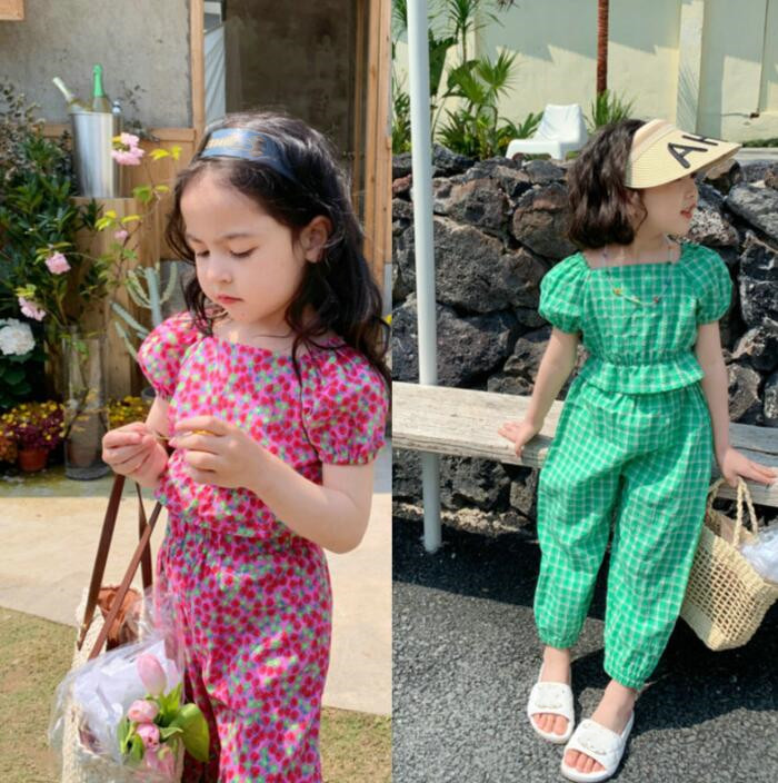 2025新品SC★子供服　セットアップ★タグ7/95-100cm〜タグ15/120-130cm 2色