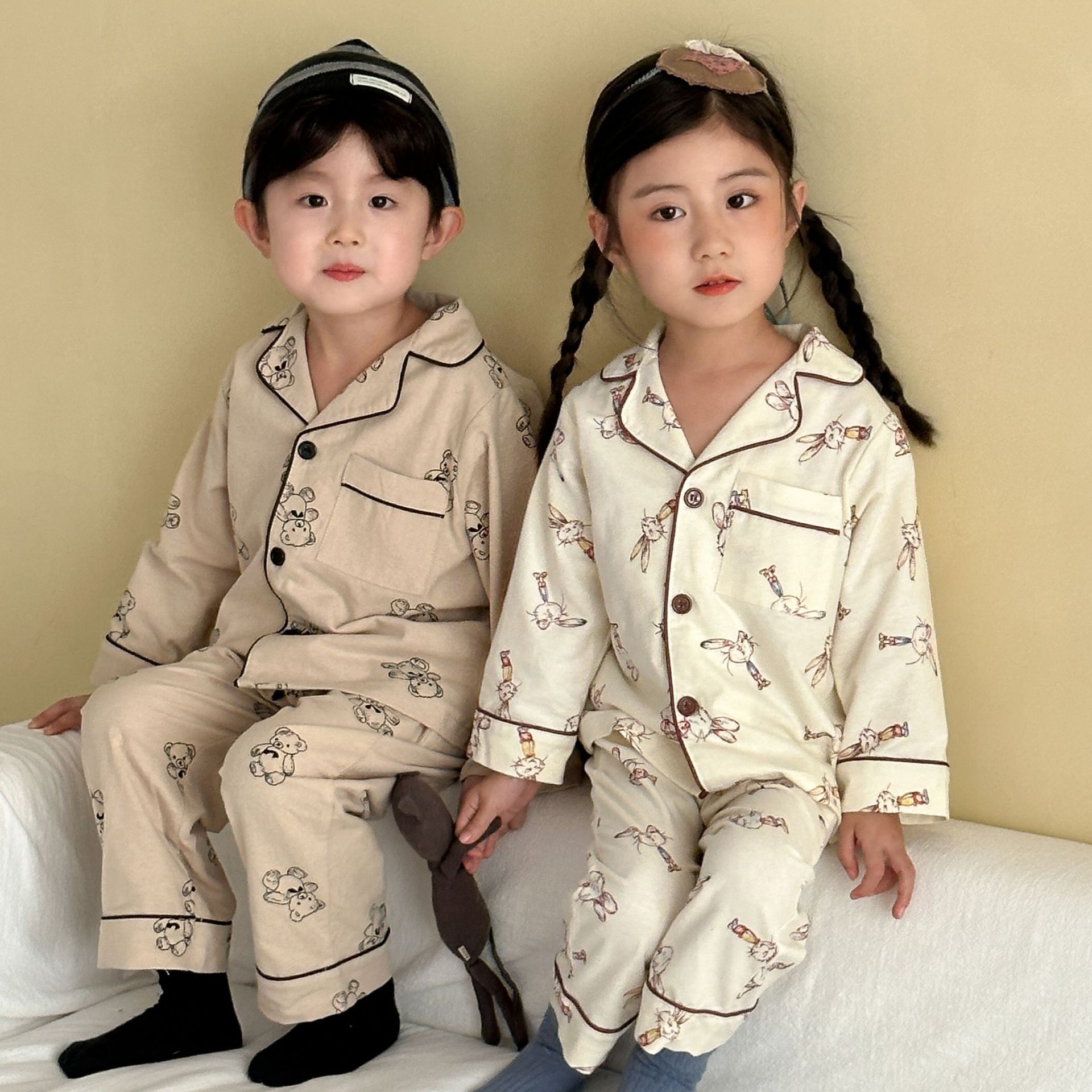 2025秋新品★子供服　ルームウェア　セットアップ★80〜150cm 4柄