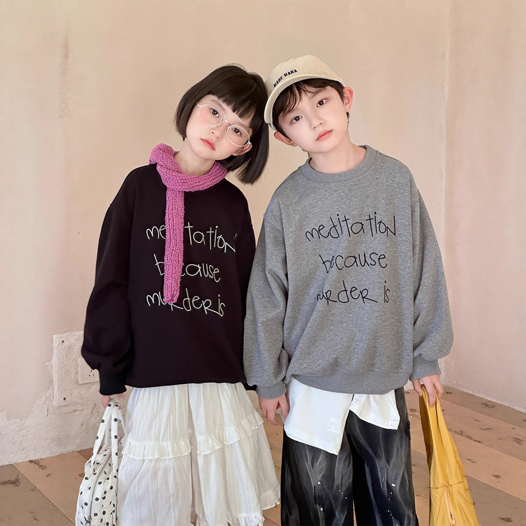 2025秋新品MXW★子供服　トレーナー★90cm〜150cm 2色
