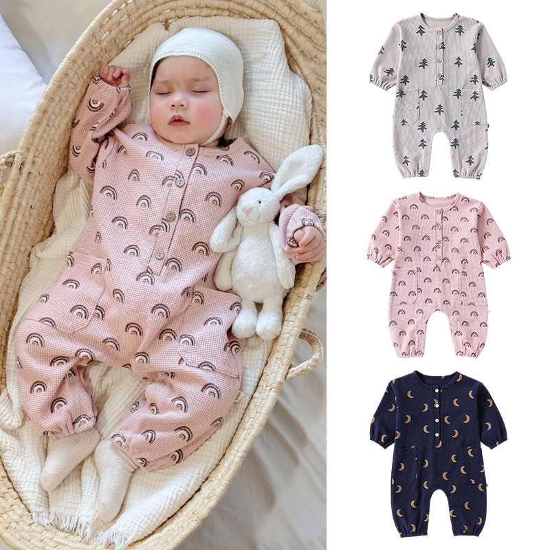 2025新入荷★ベビー服　ロンパース★66cm〜90cm 3色