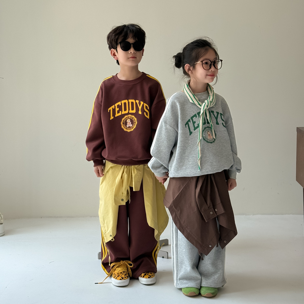 2025秋新品MXM★子供服　セットアップ★90cm〜150cm 2色