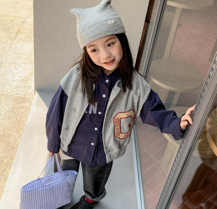 2025秋新品SJ★子供服 　ベストコート★80cm〜130cm 2色