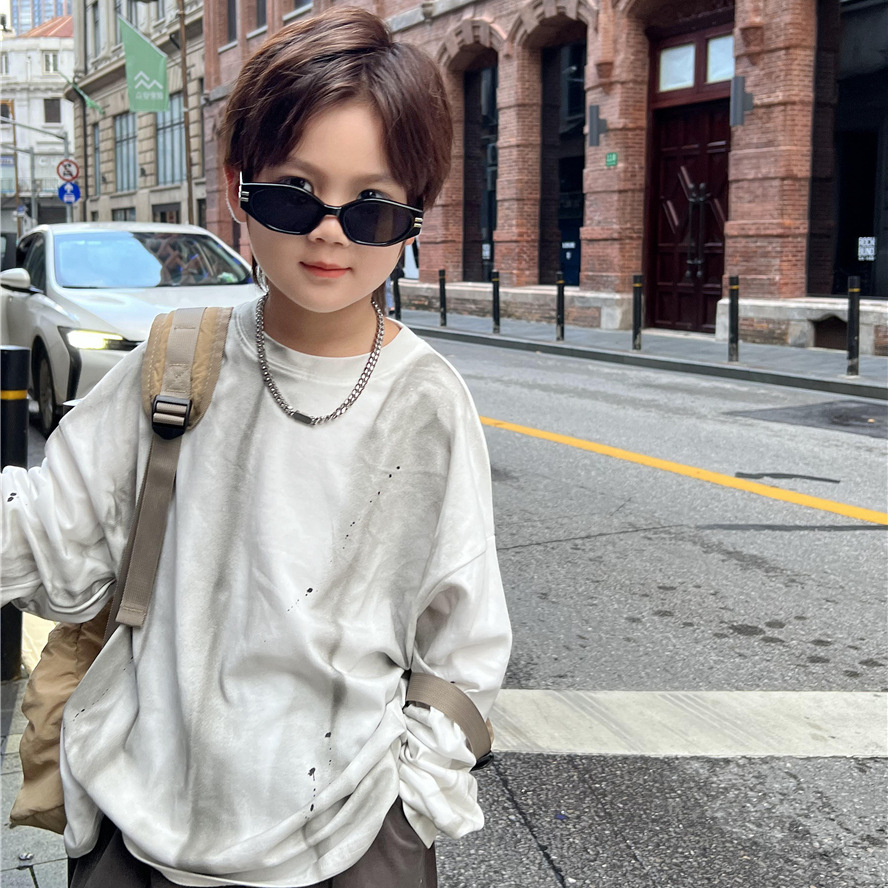「2025」子供服★トップス★Tシャツ★韓国風子供服★長袖★2色100cm〜160cm