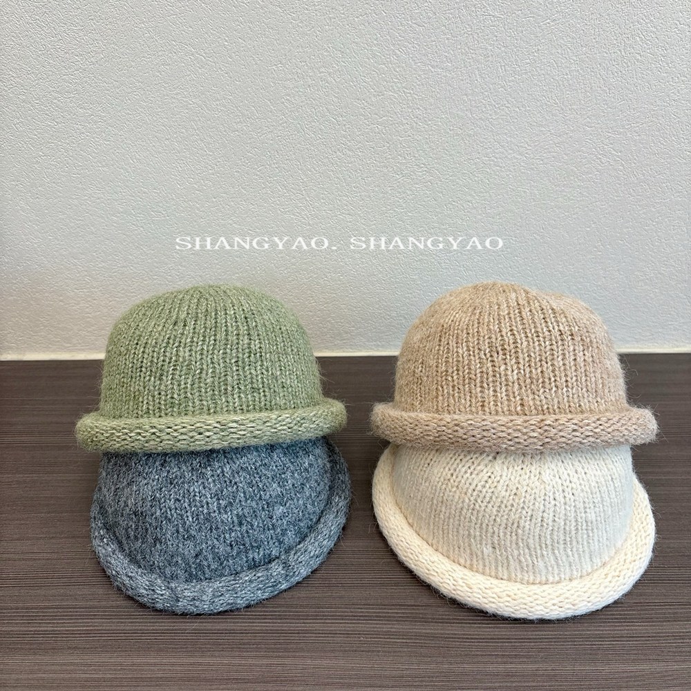 「2025」子供用★帽子★キャップ★ベビー★ニット帽子★4色
