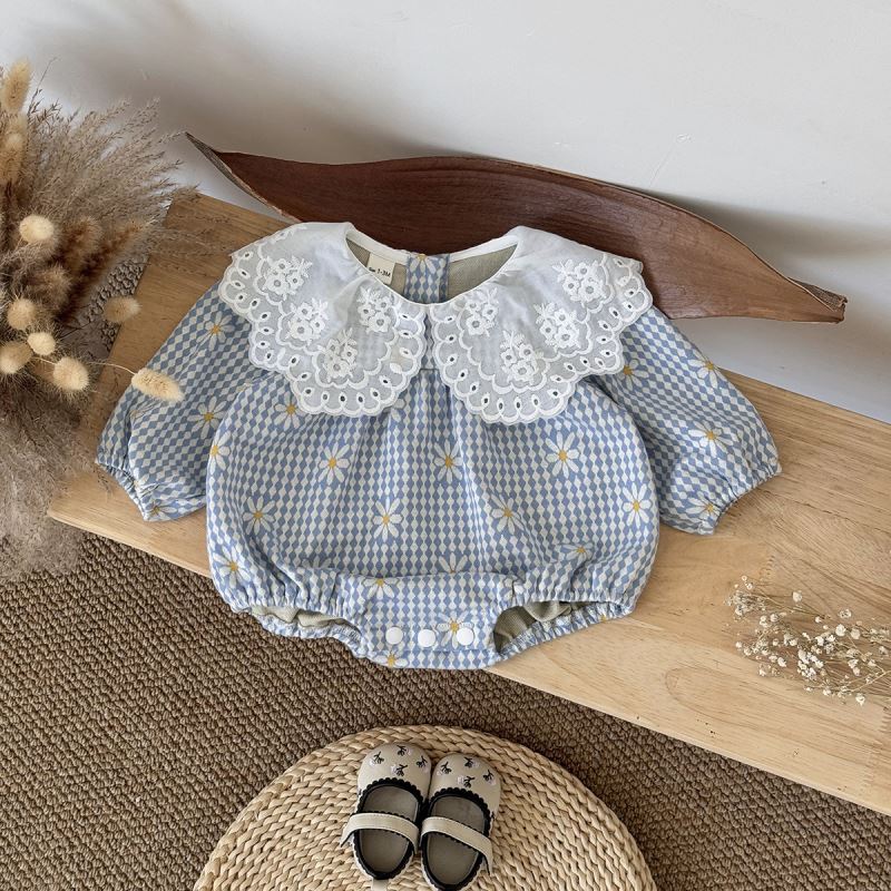 2025秋新入荷★ベビー服　ロンパース★1-3M/59〜12-18M/90