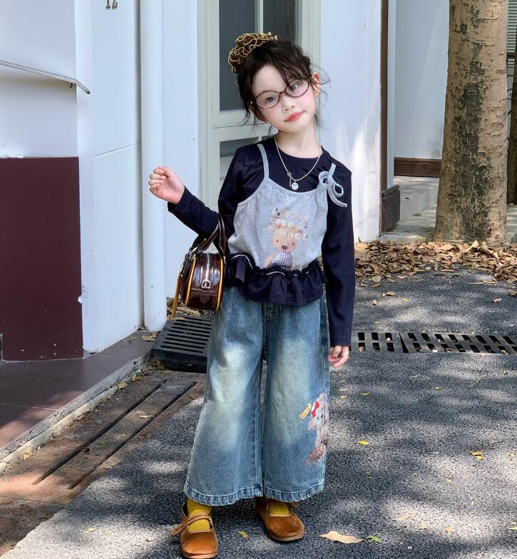 2025新作★子供服　トップス&デニムズボン分けて★90cm〜150cm