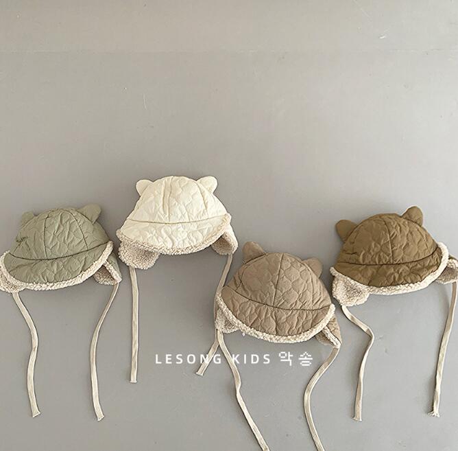 2025秋冬新品★子供用★防寒帽子　ハット★ 4色