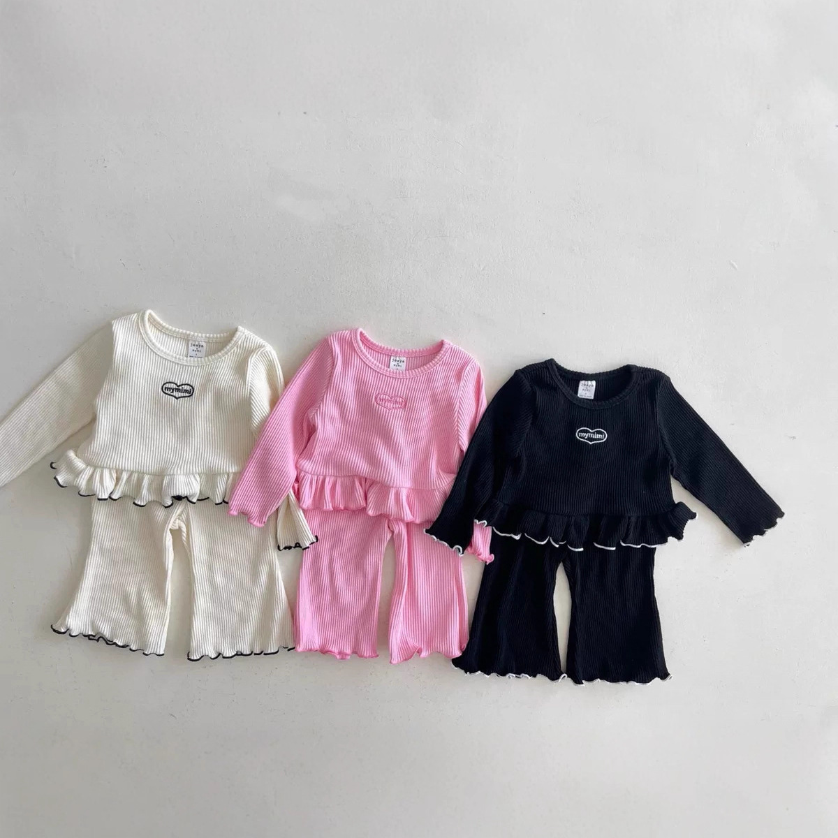 2025★新作★韓国風ベビー服★トップス+ズボン★73CM〜120cm 3色