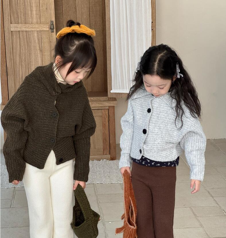 2025冬新品Y★子供服 　カーディガン★90cm〜150cm 2色