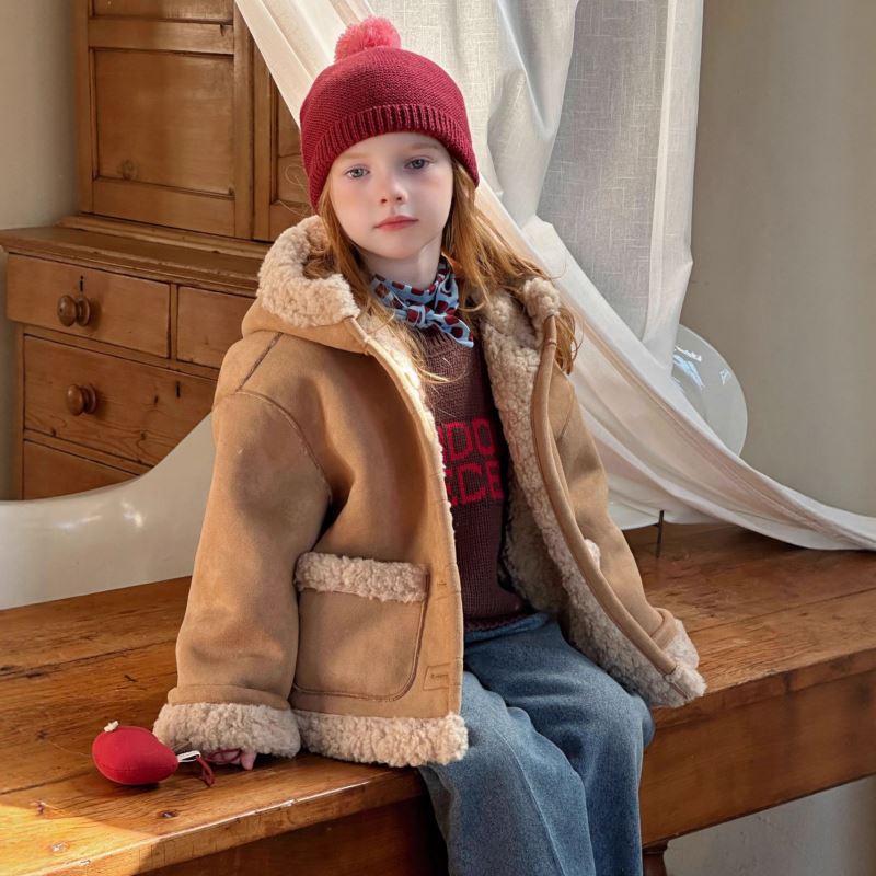 2025冬新品HLL★子供服 　コート★90cm〜150cm