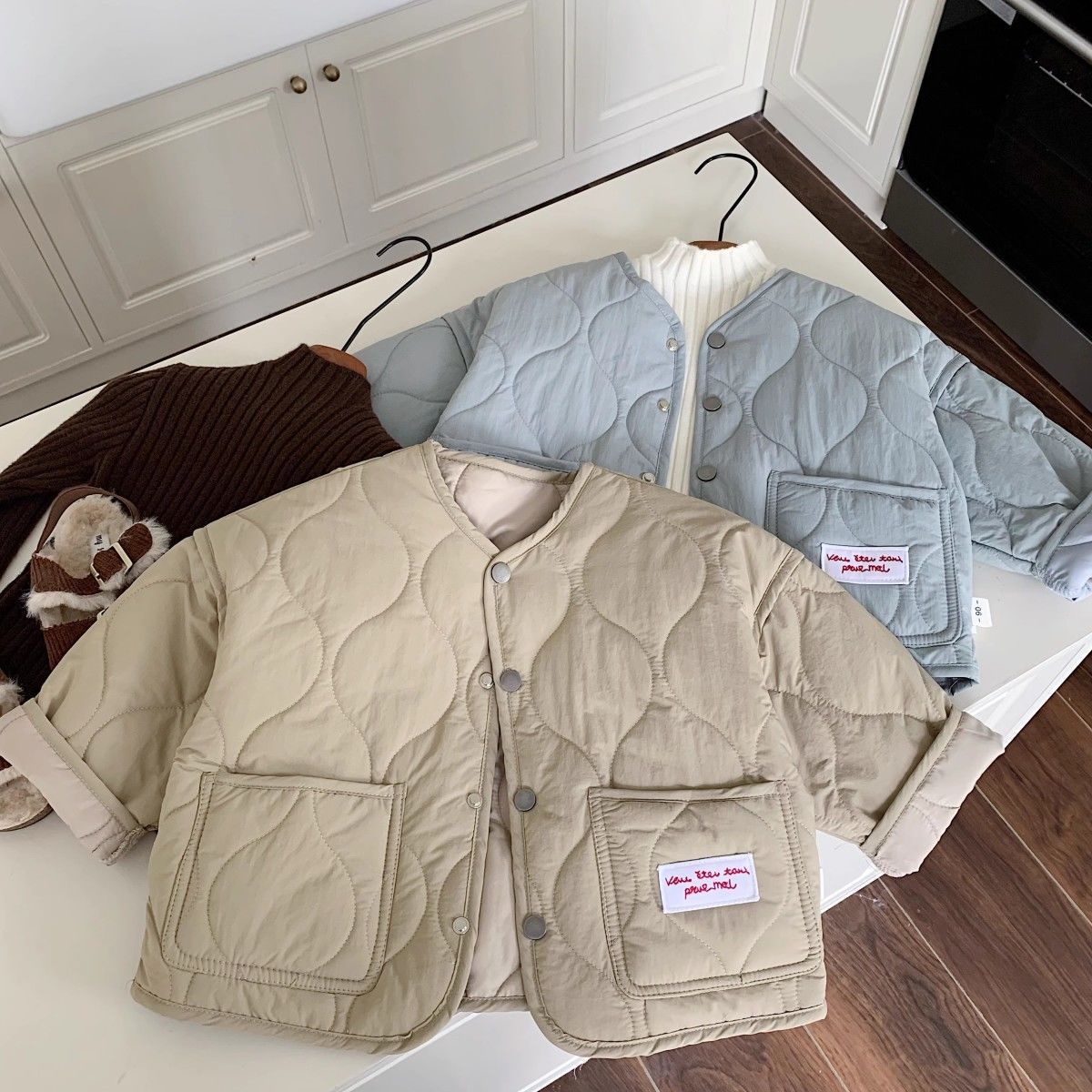 2025冬新品★子供服 　コート★73CM〜120cm 2色