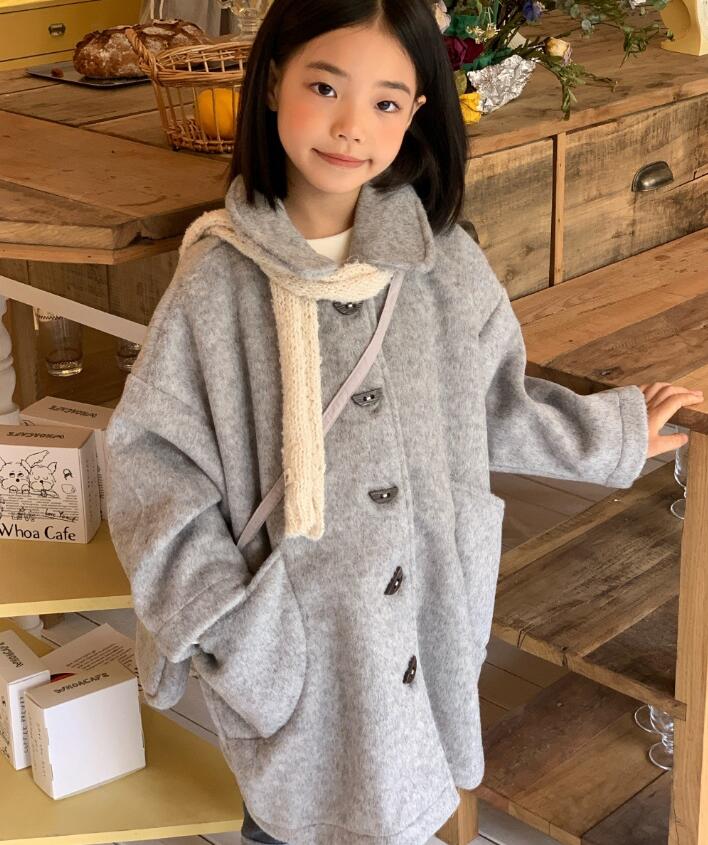 2025冬新品MK★子供服 　コート+バッグ★100cm〜160cm