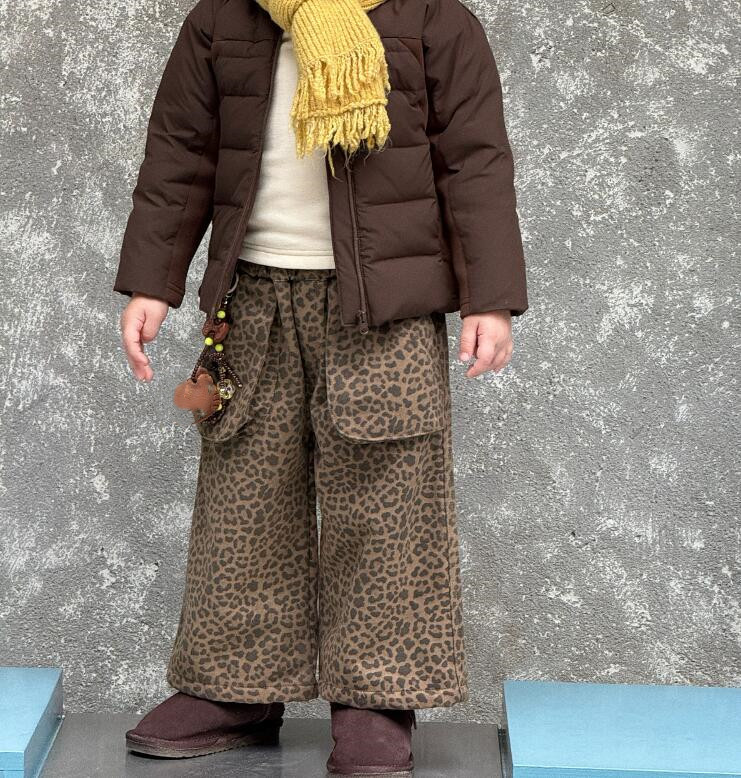2025冬新品w★子供服　ズボン　裏起毛★80cm〜130cm