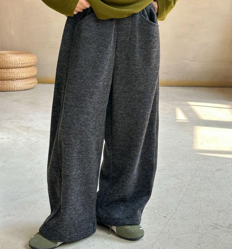 2025冬新作MXW★子供服　ズボン★90cm〜150cm 2色