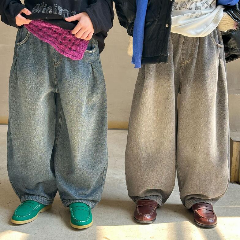 2025冬新作MXW★子供服　ズボン★90cm〜150cm 2色