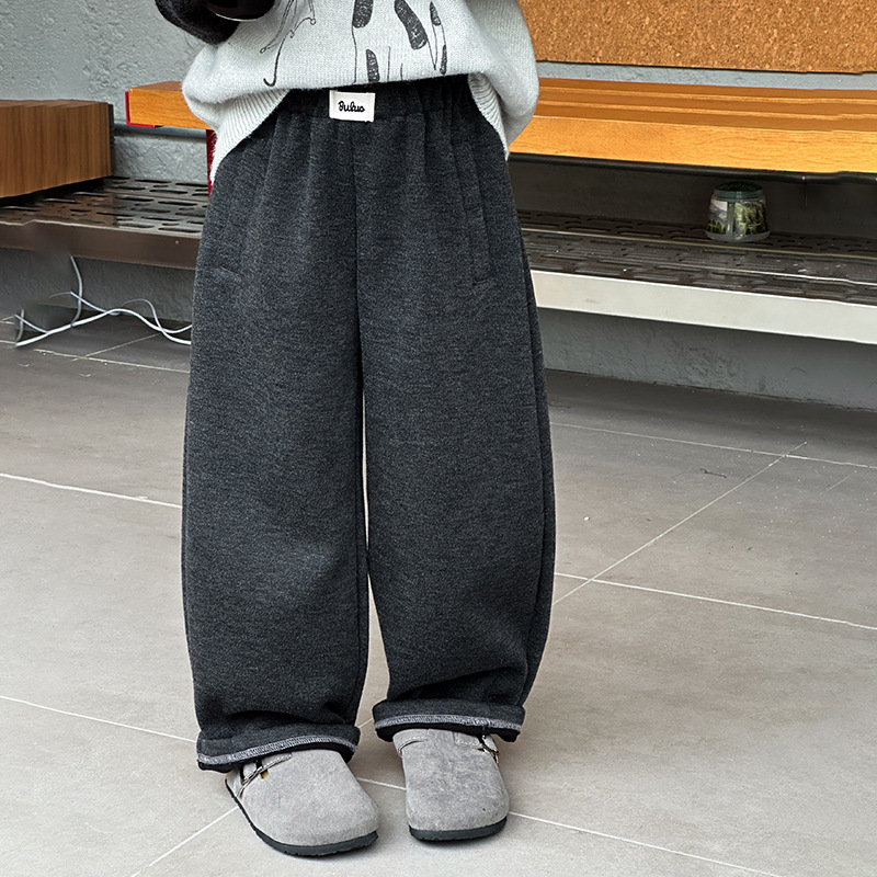 2025冬新品A★子供服　ズボン　裏起毛★90cm〜170cm 3色