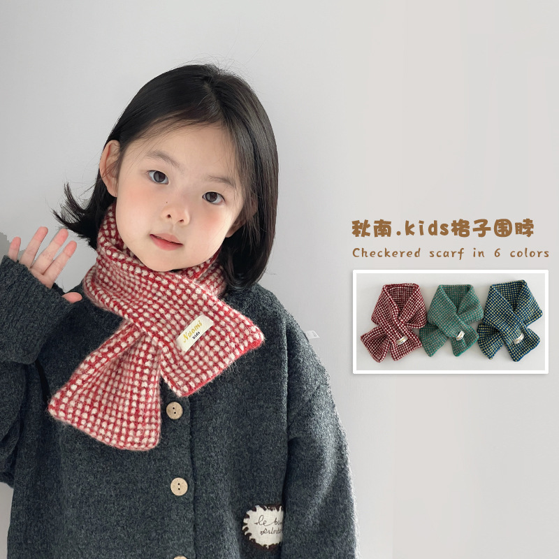 2025冬新品★子供用★快適マフラー★6色