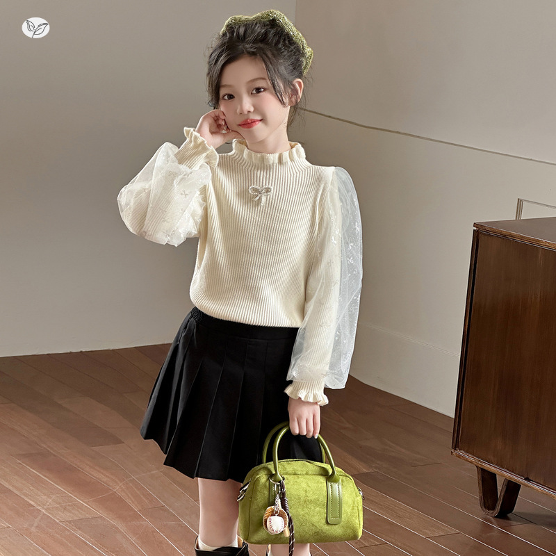 2026春秋新作★子供服　トップス★120cm〜170cm 2色