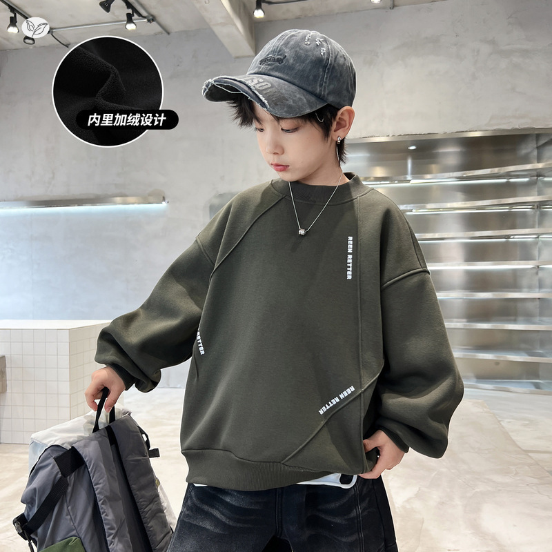 2025新品★子供服　トレーナー　裏起毛★120cm〜170cm 2色