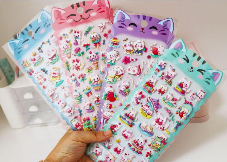 子供お褒めシール★立体エンボス★防水ステッカー ★DIY デコレーション用
