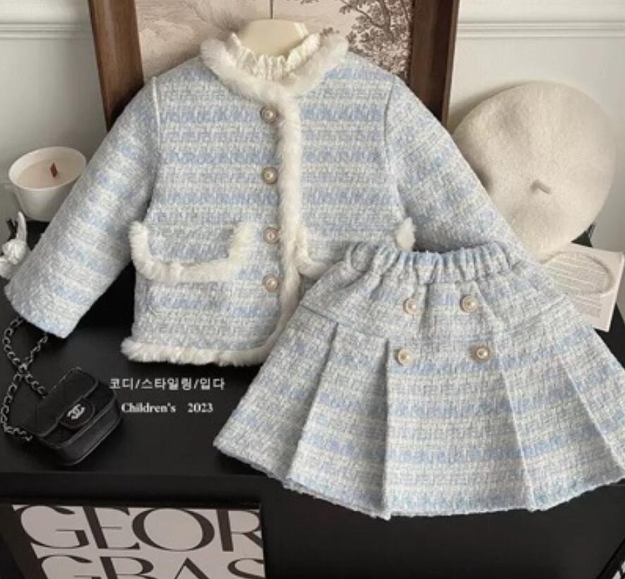 2026新品★子供服★コート+スカート　セット★90-140cm★