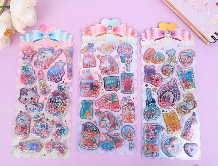 子供お褒めシール★立体エンボス★防水ステッカー ★DIY デコレーション用