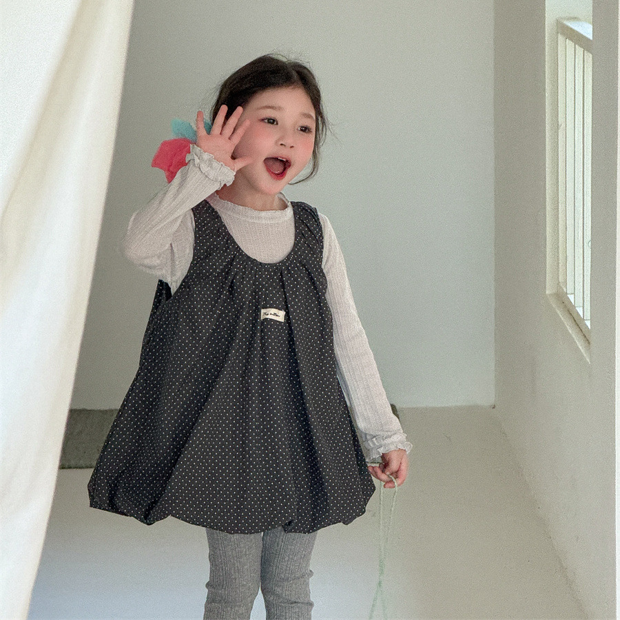 2026新品JM★子供服　ベストワンピース★90cm〜140cm 2色