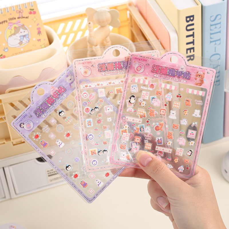 ネイルシール★立体★防水ステッカー ★DIY デコレーション用