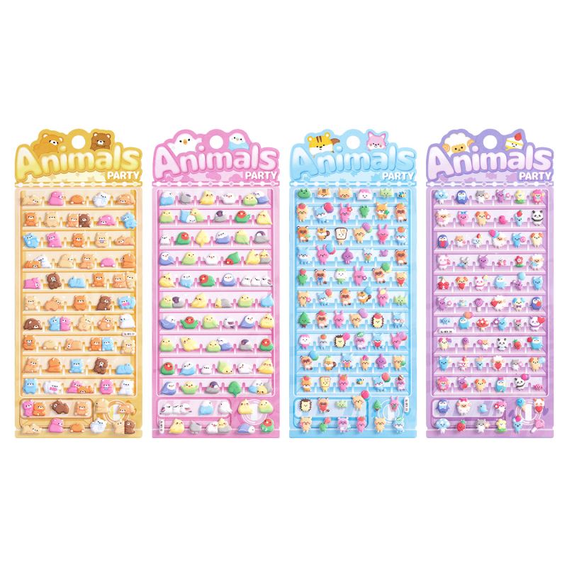 DIY手作り ステッカー★粘着シール★3D★手帳素材