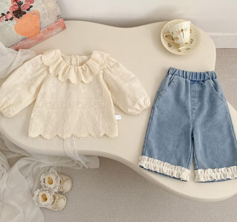 「2026」子供服★トップス★長袖シャツ★ジーンズ★韓国風子供服★2色73cm〜120cm