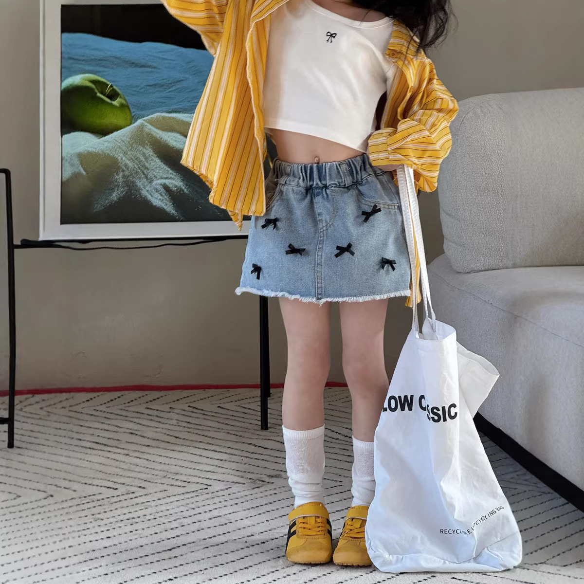 2026新品Y★子供服　スカート　インパン付き★100cm〜150cm